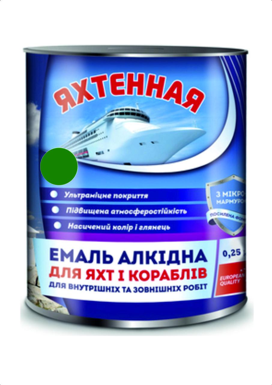 Эмаль алкидная ПФ-167 Яхтенная 0,9 кг Изумрудный (28715915) - фото 1