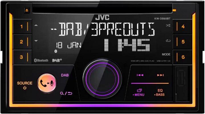 Автомагнитола JVC KW-DB93BT 2-DIN (6949865)