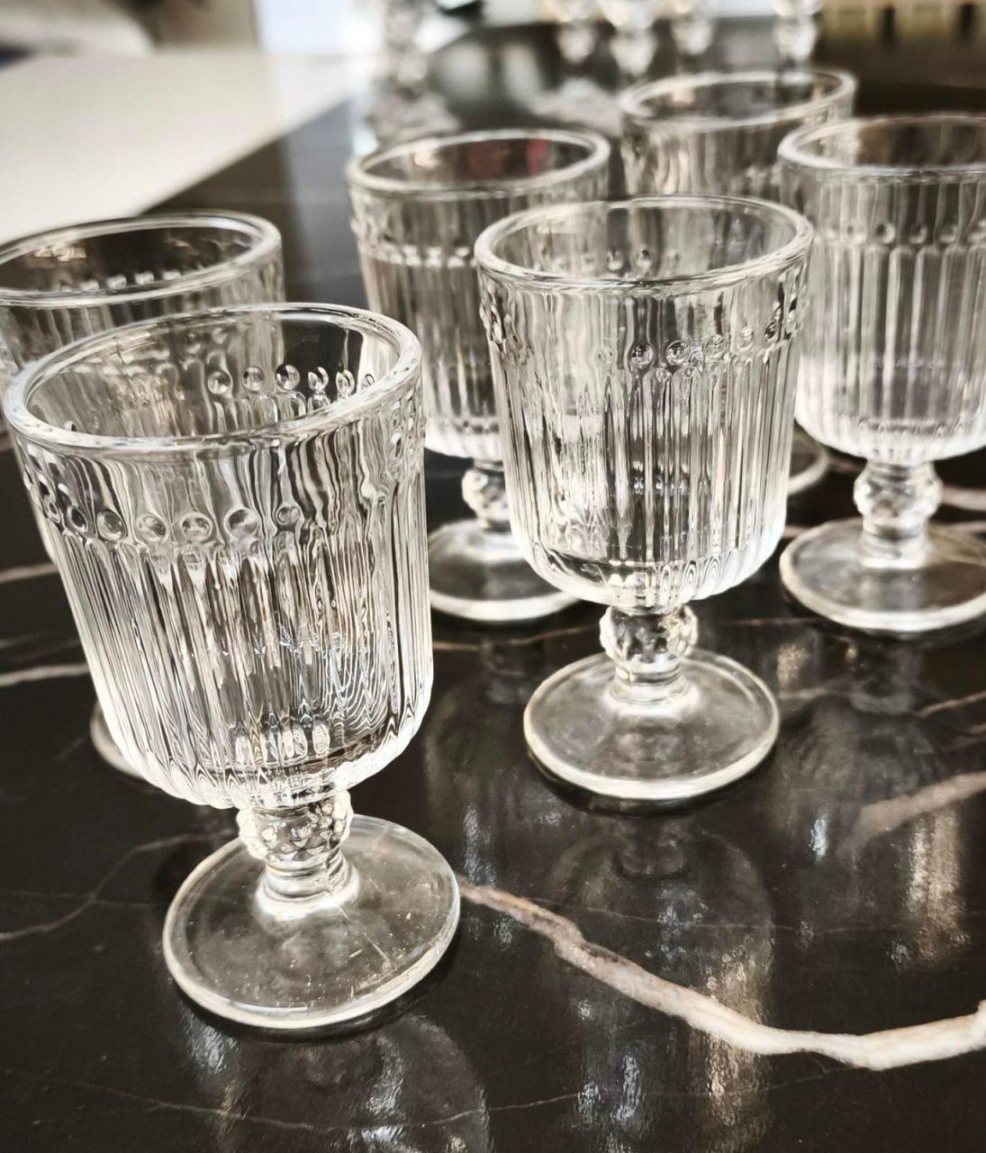 Набор рюмок на ножках Династия 60 мл 6 шт. Прозрачный (102-488) - фото 7 Набор рюмок на ножках Династия 60 мл 6 шт. Прозрачный (102-488) - фото 7