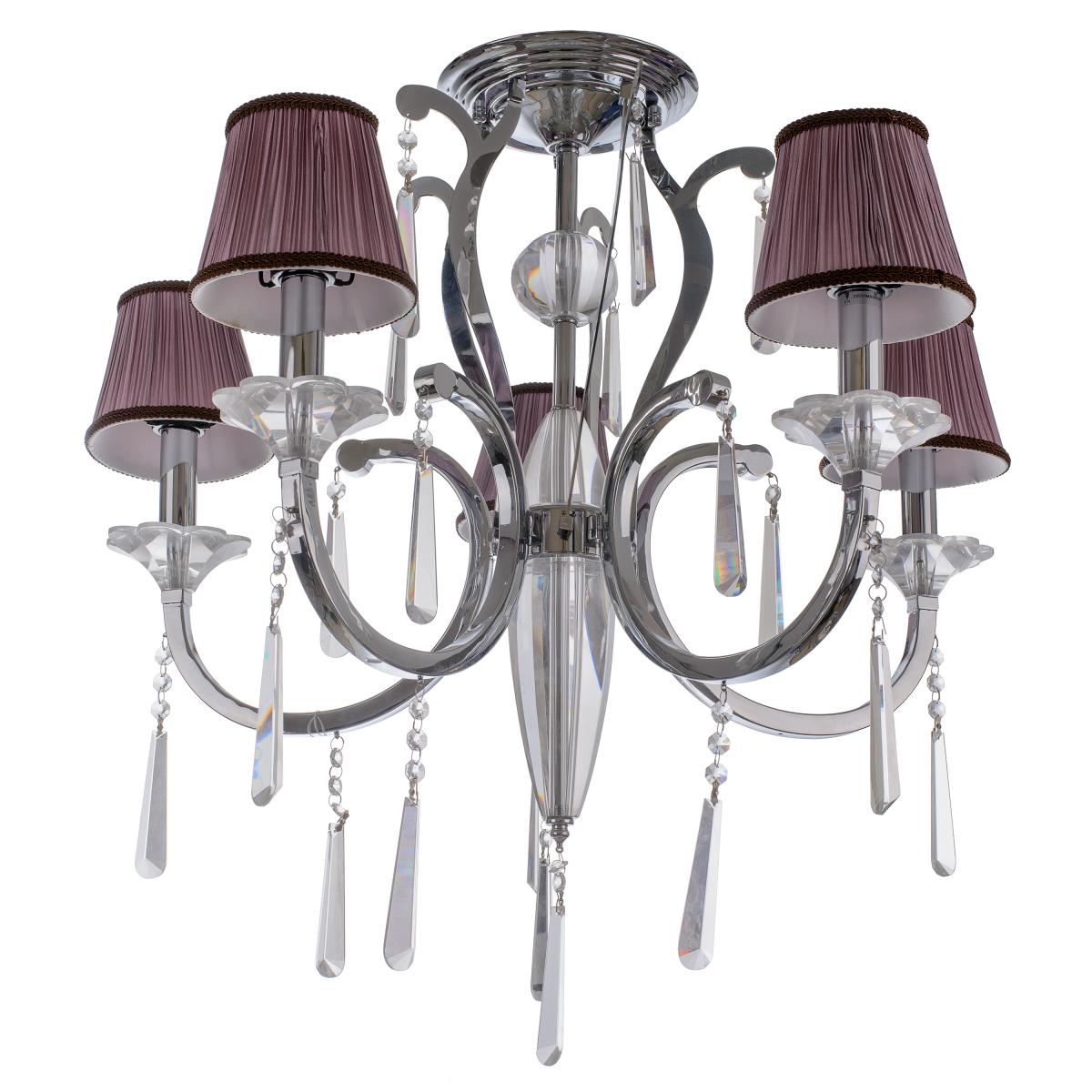 Люстра классическая Brille BCL-306S/5 с абажуром