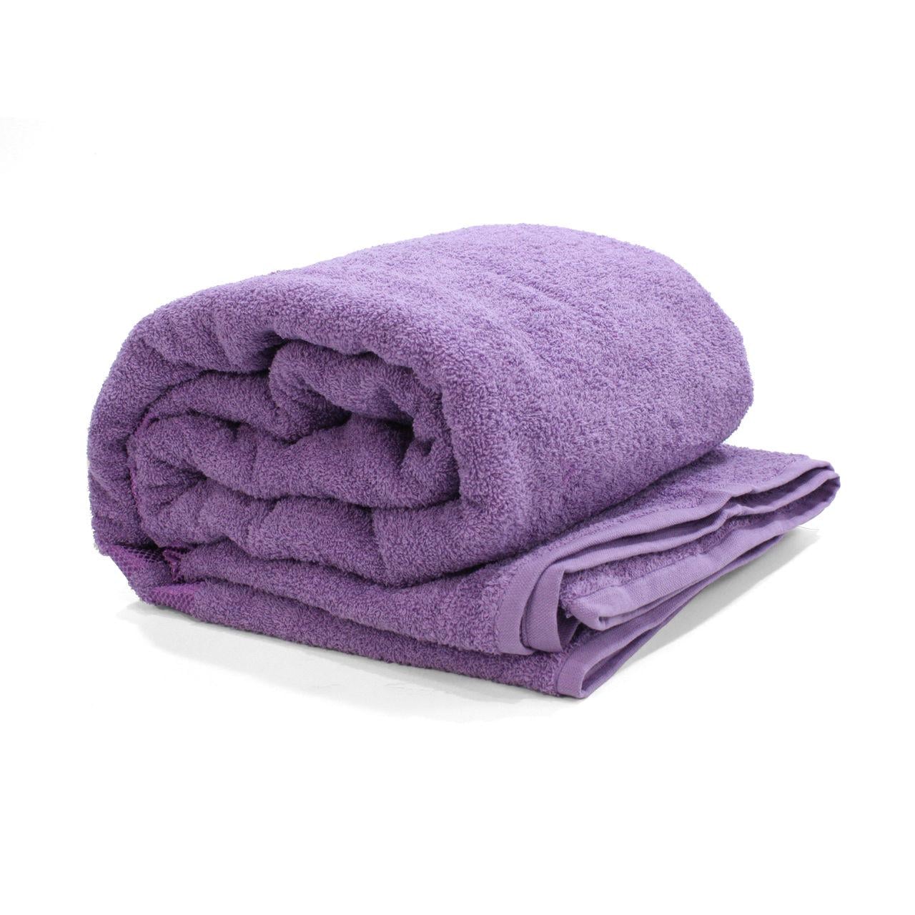 Простынь махровая 0019 150х200 см Фиолетовый (157632)