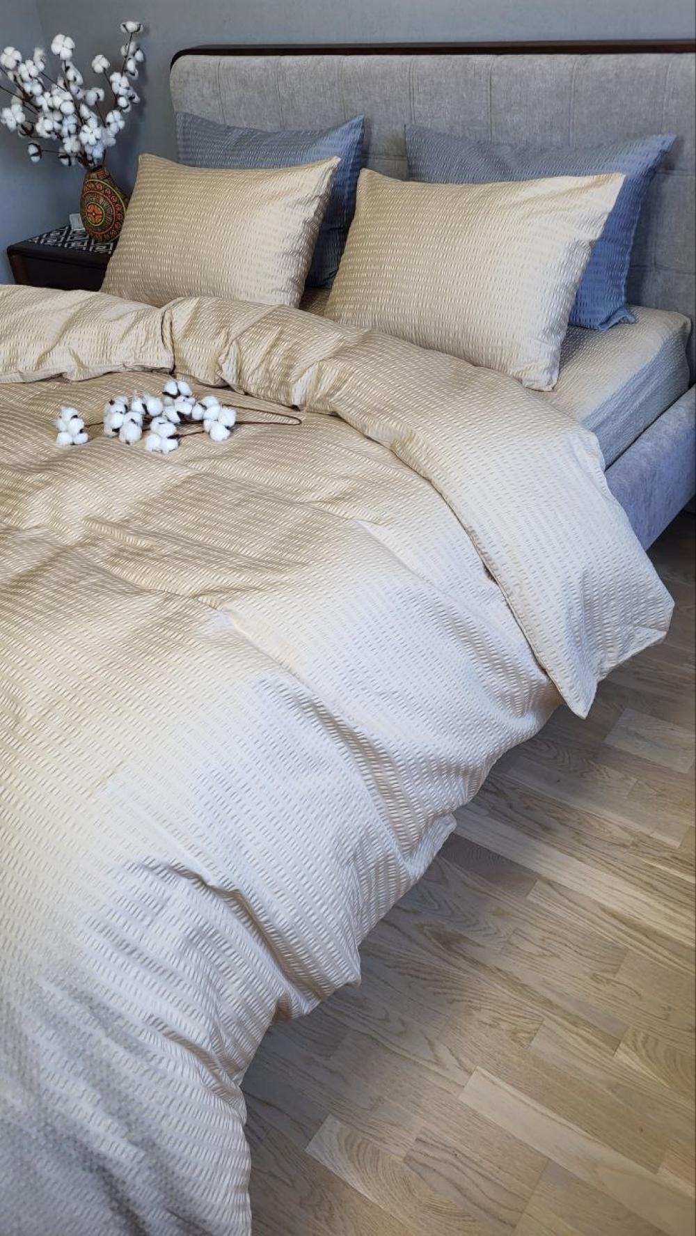 Комплект постельного белья Кис S2004 сатин Premium Gofre полуторный/наволочки 50х70/70х70 см (6456) - фото 8 Комплект постельного белья Кис S2004 сатин Premium Gofre полуторный/наволочки 50х70/70х70 см (6456) - фото 8