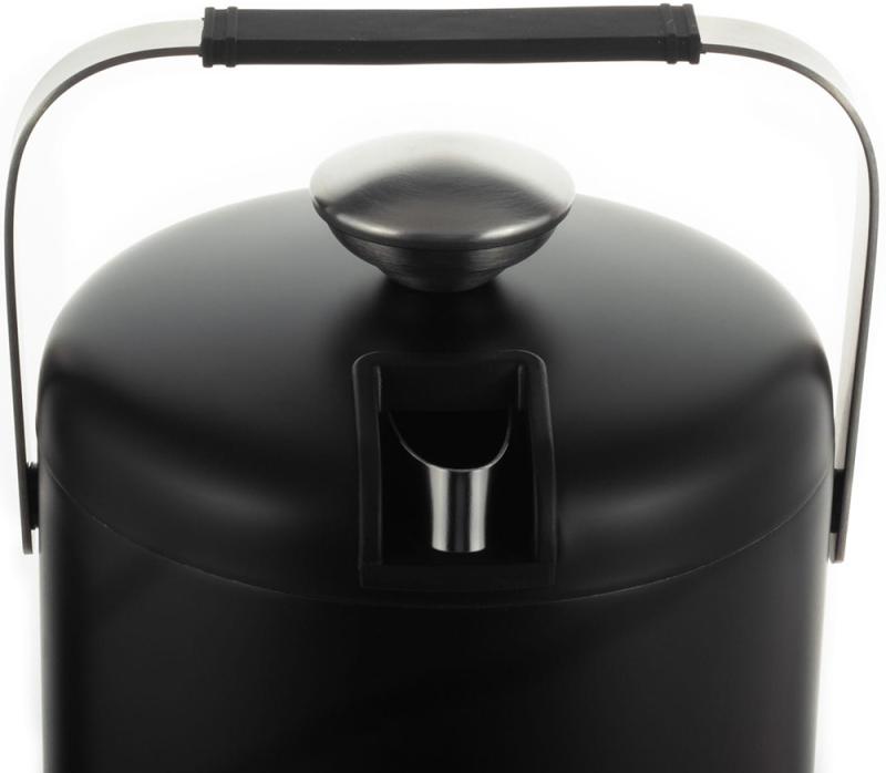 Відро Kamille для льоду з кришкою та краплізбірником 1300 мл Black - фото 4 Відро Kamille для льоду з кришкою та краплізбірником 1300 мл Black - фото 4