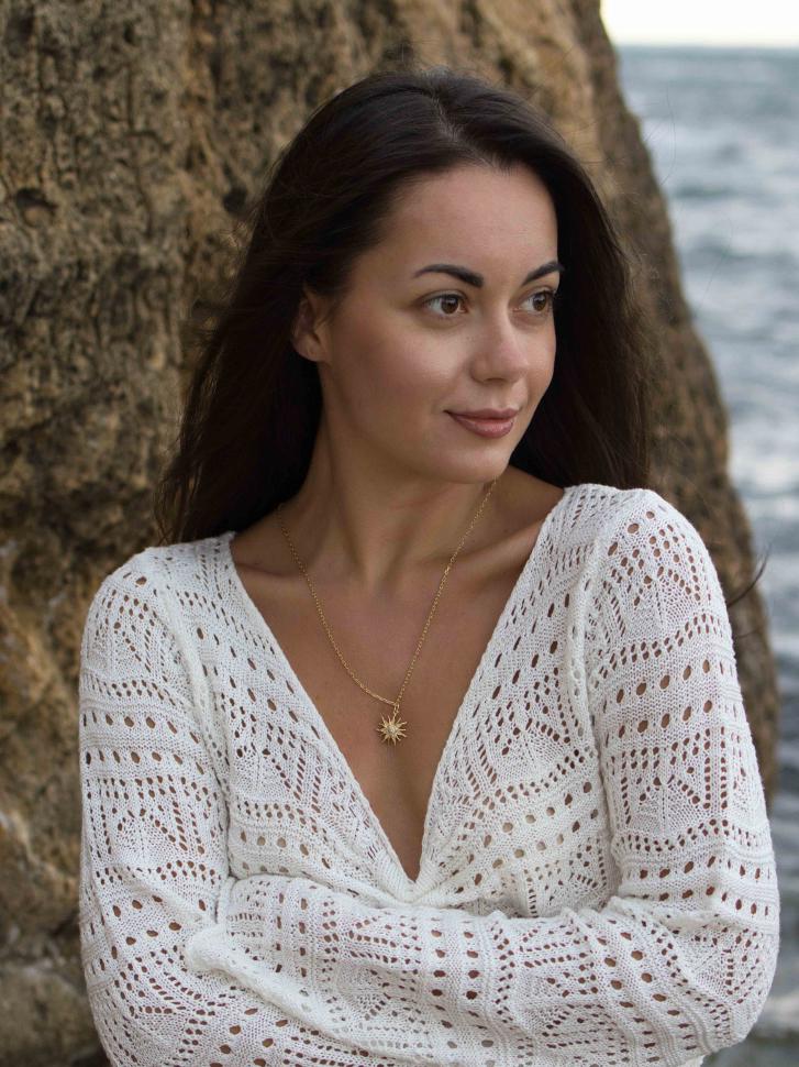 Ланцюжок з кулоном сонце (5544) - фото 2