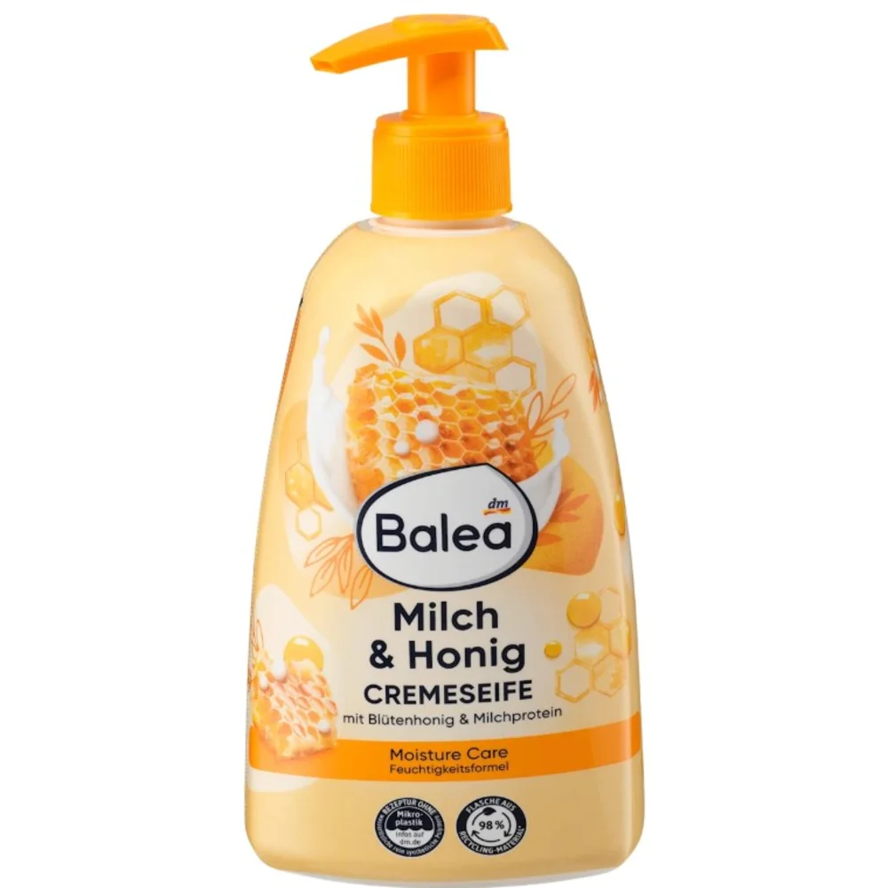 Крем-мыло жидкое Balea Milch & Honig с ароматом молока и меда 500 мл