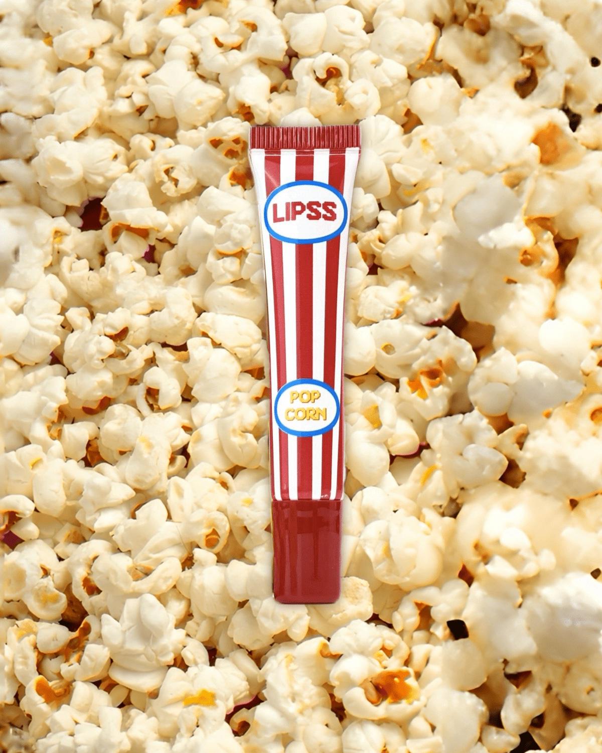 Блиск Lipper Popcorn з блискітками збільшення обʼєму губ Рожевий (4100)