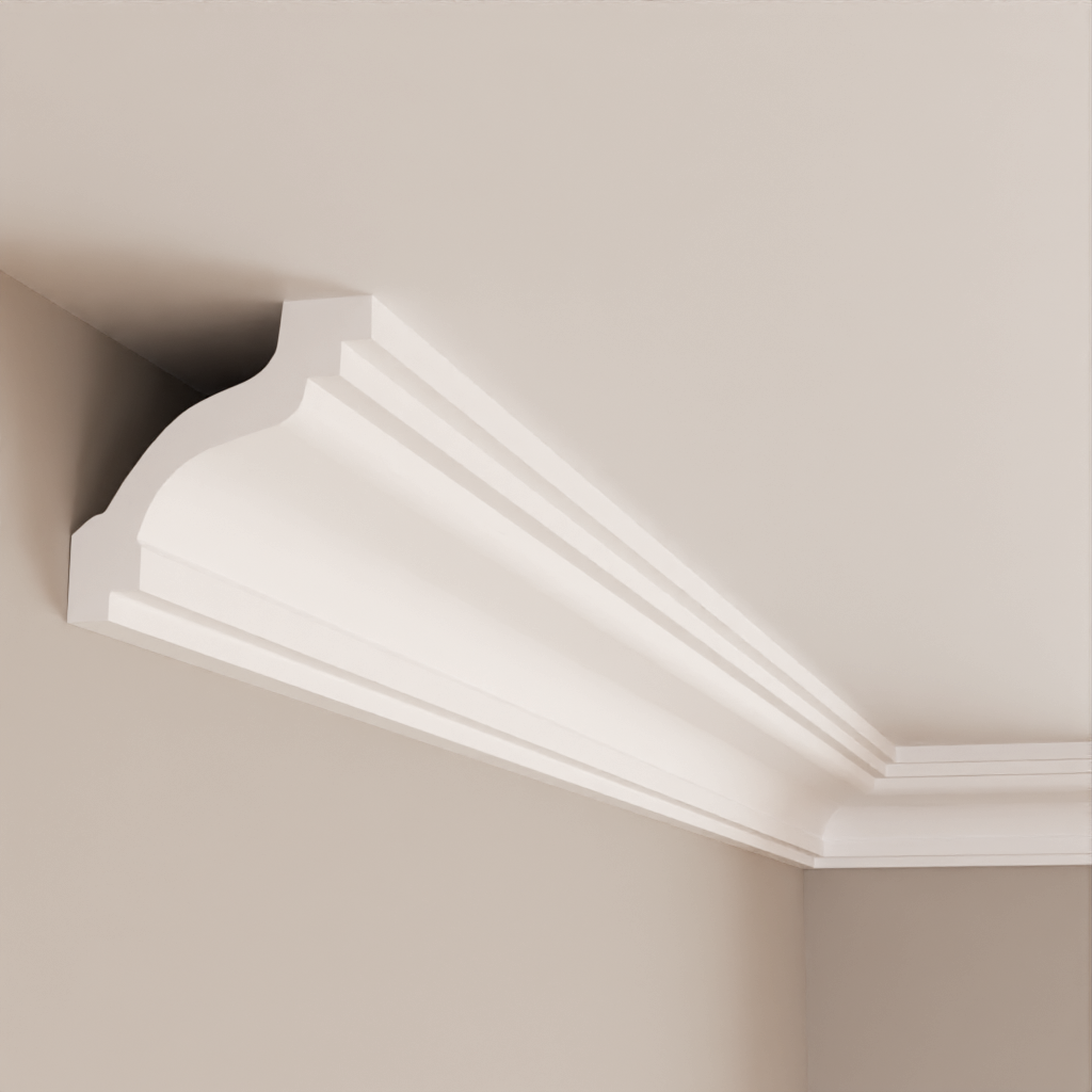 Карниз полиуретановый Gaudi Decor P 208 68x68x2000 мм (25409062)