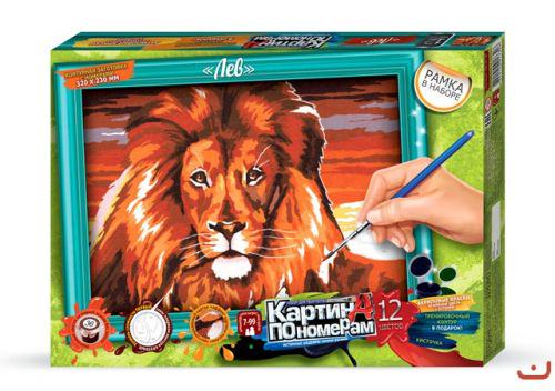 Картина по номерам Лев 320х230 мм (101284)