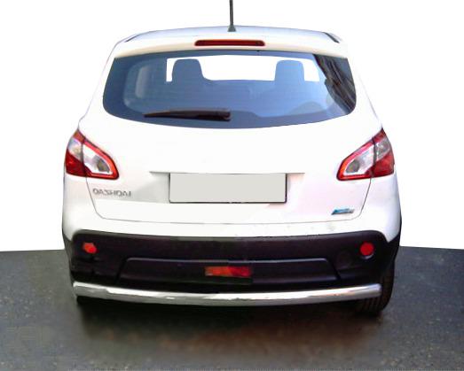 Задняя дуга AK002 CAN для Nissan Qashqai 2010-2014 гг. нержавеющая сталь Хром