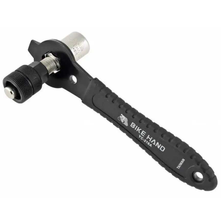 Знімач шатунів BikeHand YC-216A під ключ 15 мм з головкою на 14 мм з ручкою (407124)