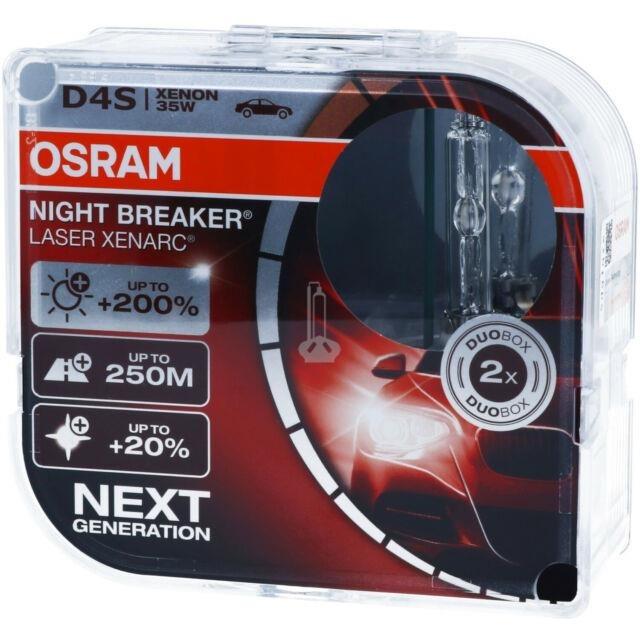 Автолампа D4S Night Breaker Laser+200 42V 35W P32d-5 блистер 2 шт. (66440XNLHCB)