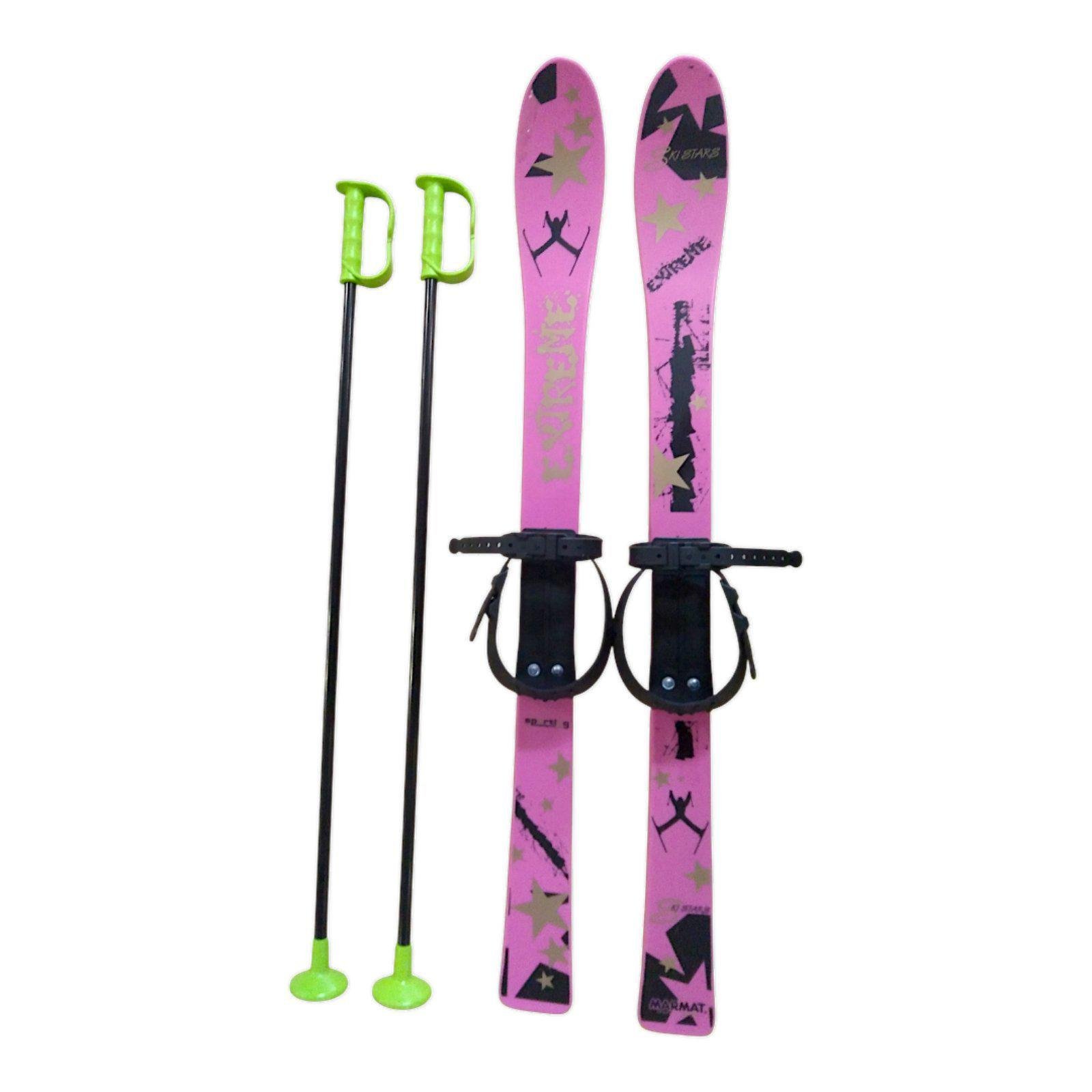 Набір лижний дитячий Marmat 90 см Рожевий (11275) - фото 1 Набір лижний дитячий Marmat 90 см Рожевий (11275) - фото 1