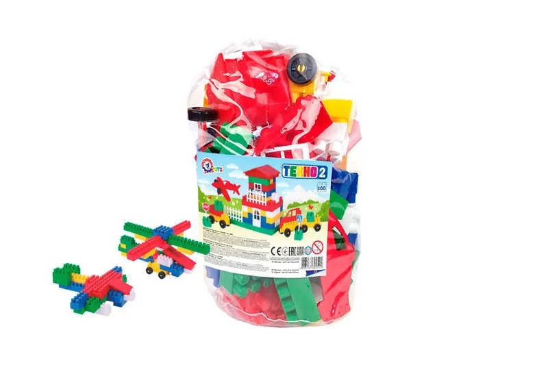 Конструктор ТЕХНОК №2 0502 8 100 деталей в кульке