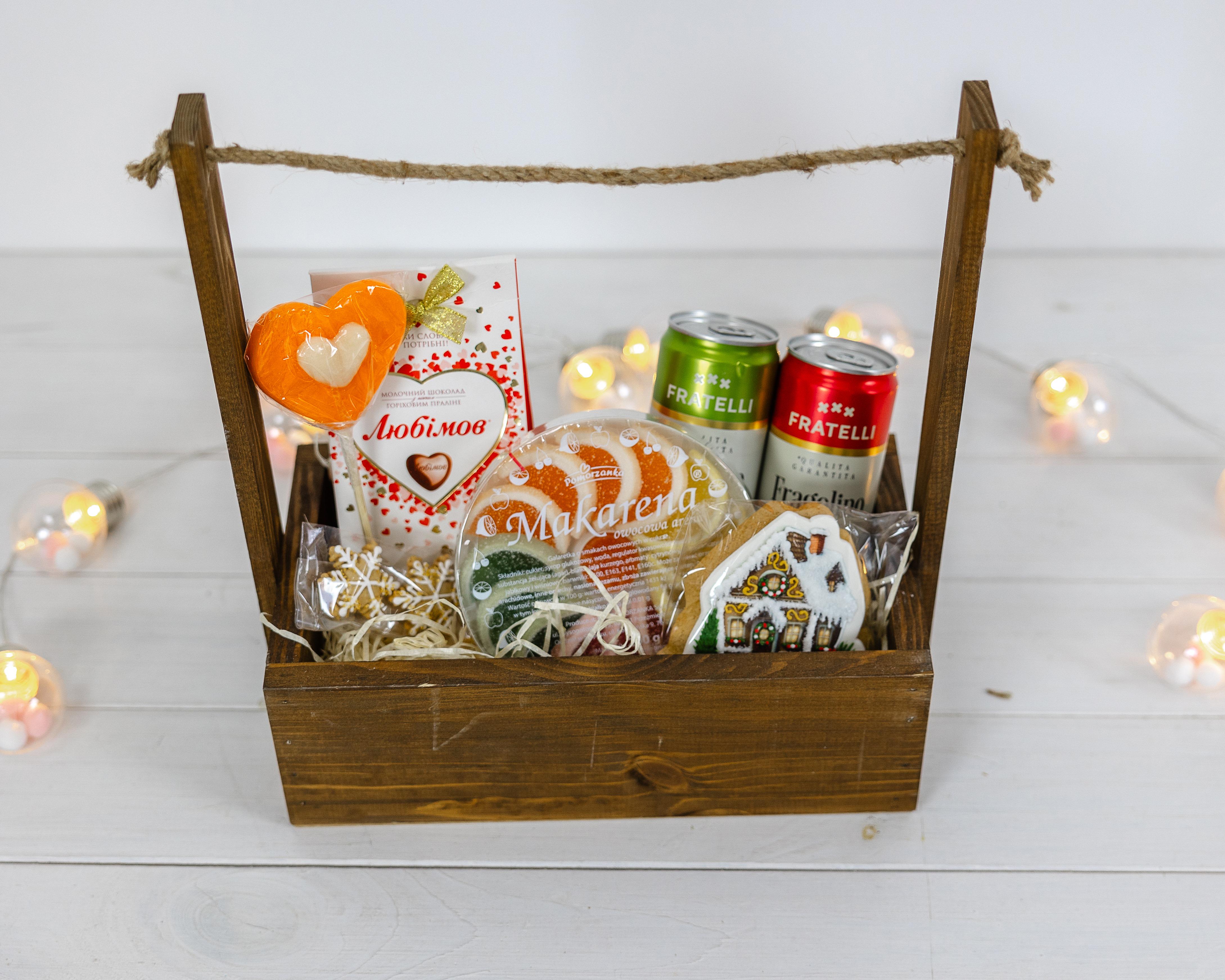 Ящик деревянный для подарков Хюге Коричневый (0002122) - фото 5