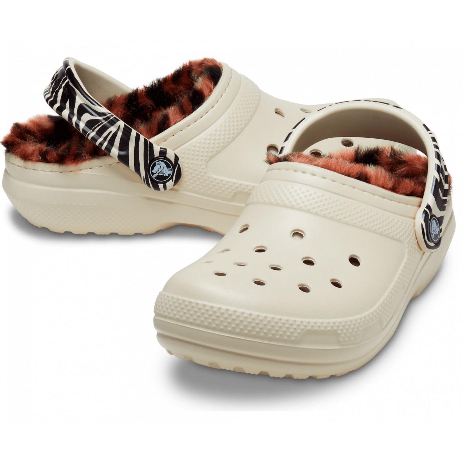 Сабо Crocs Classic Lined Animal Remix Clog Bone M4W6 р. 46 - фото 3