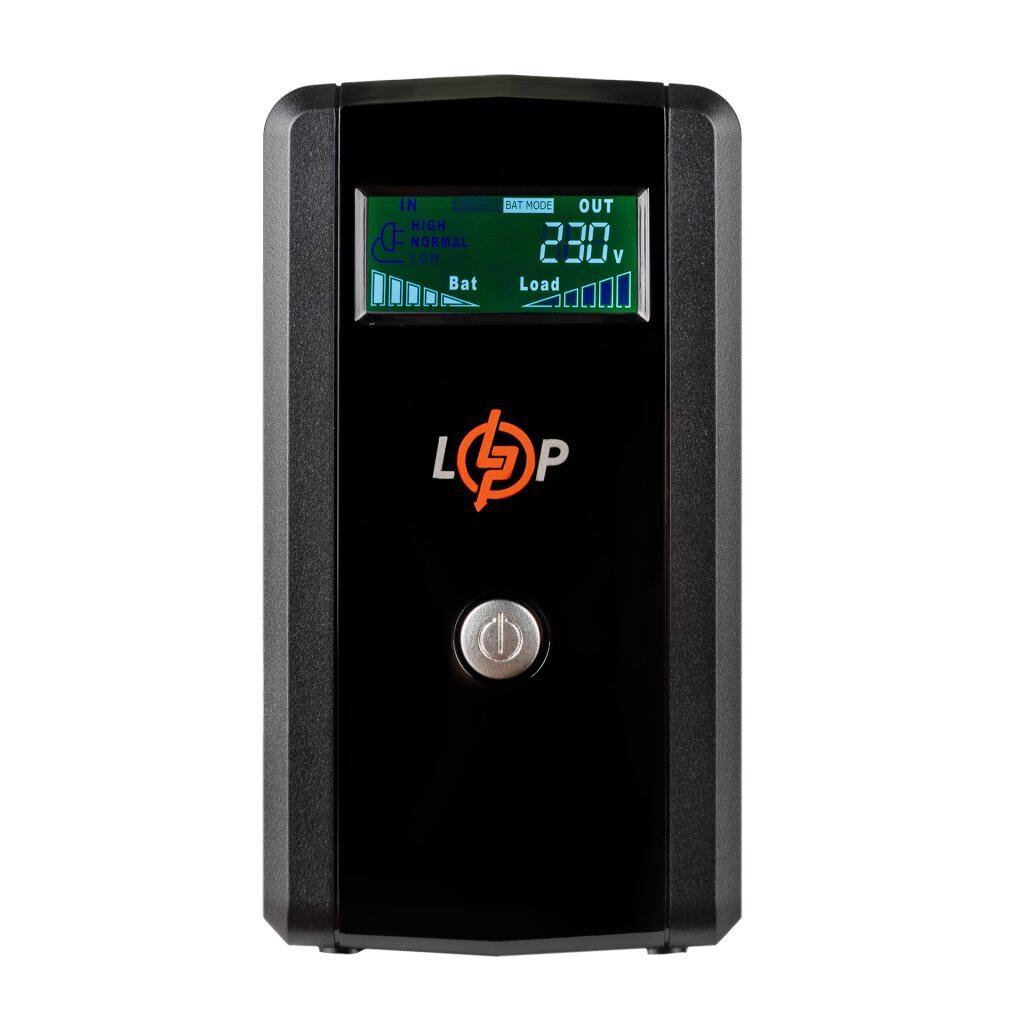 Источник бесперебойного питания LogicPower LP UL850VA 2Pro вход 145-295 В LCD-дисплей 850 ВА (617915)