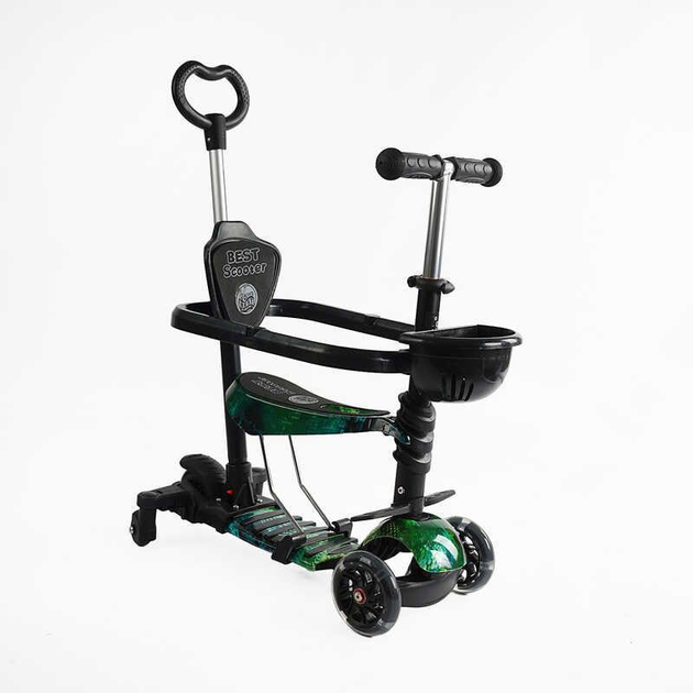 Самокат Best Scooter 5в1 LS-79350/1 защитный бампер/PU колеса со светом/в коробке (25015212)