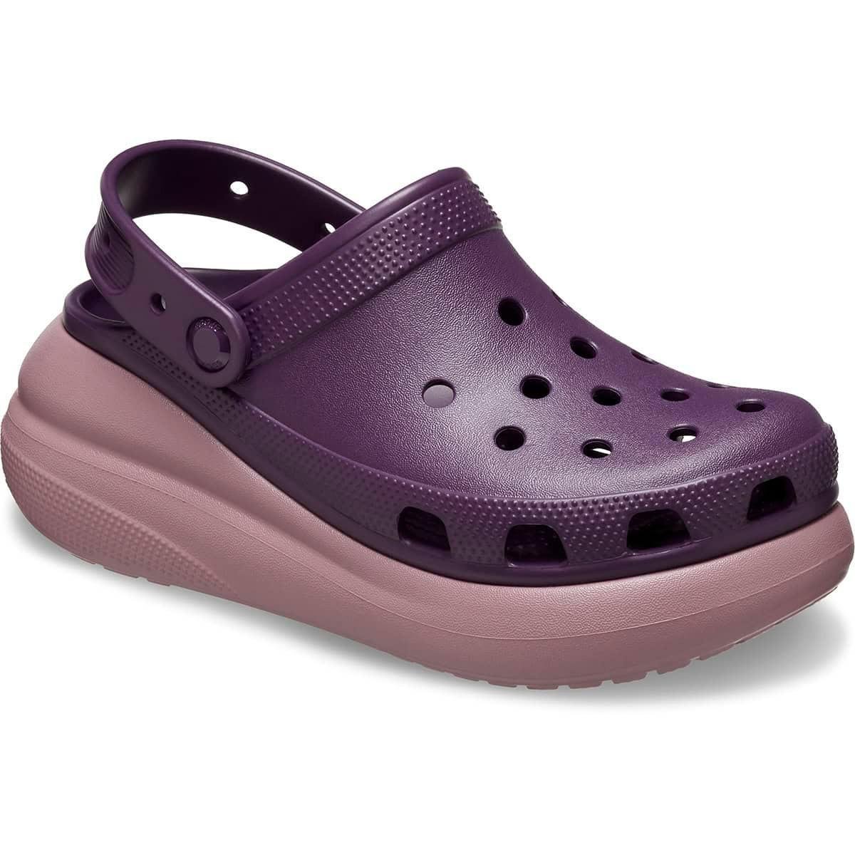 Сабо женские Crocs Classic Crush Clog M7W9 р. 39/40 25 см Dark Iris/Multi (207521-5AT) - фото 2 Сабо женские Crocs Classic Crush Clog M7W9 р. 39/40 25 см Dark Iris/Multi (207521-5AT) - фото 2