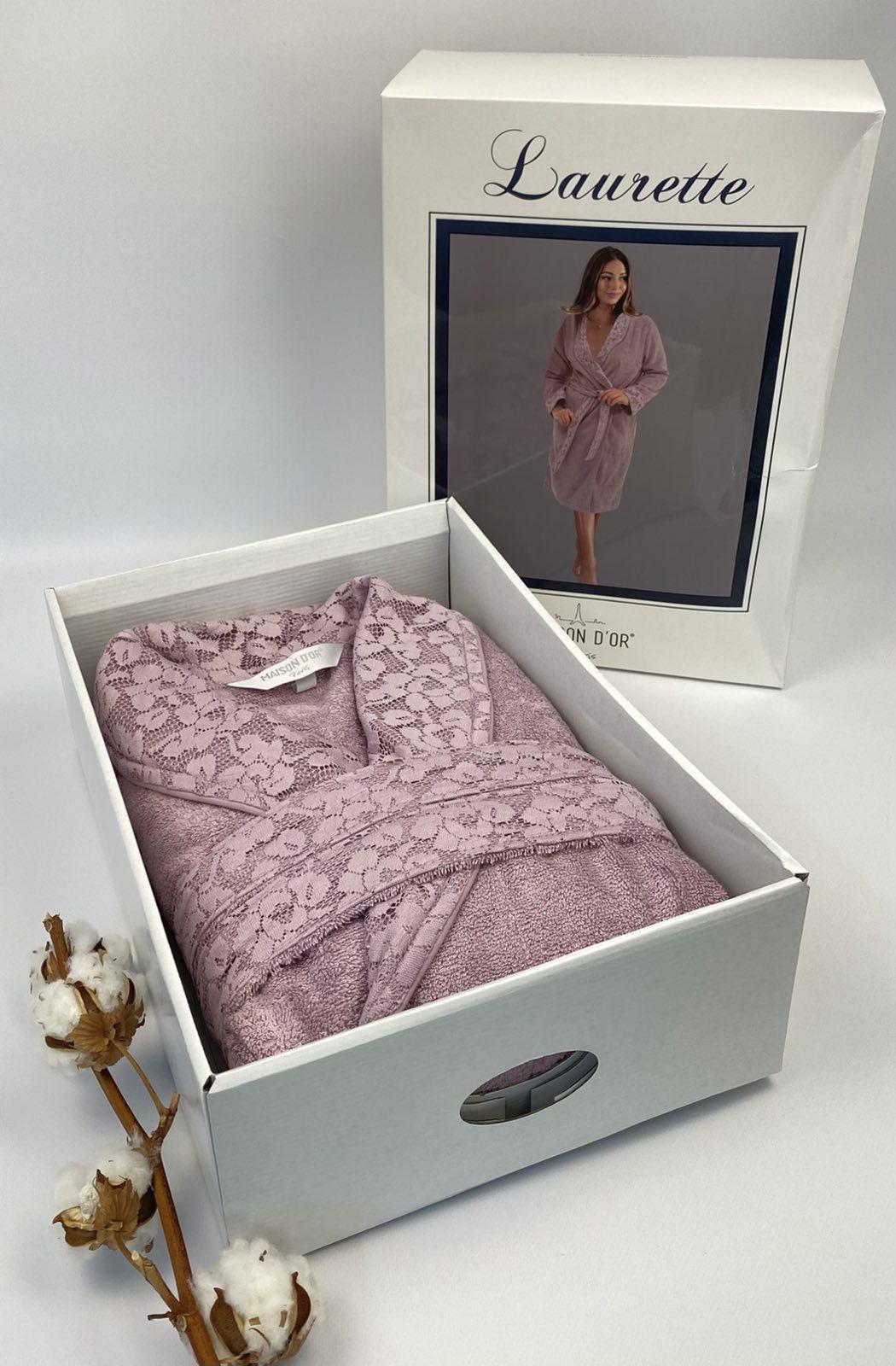 Халат женский Maison D'or Lauretta XL Dark Lilac (CN18818)