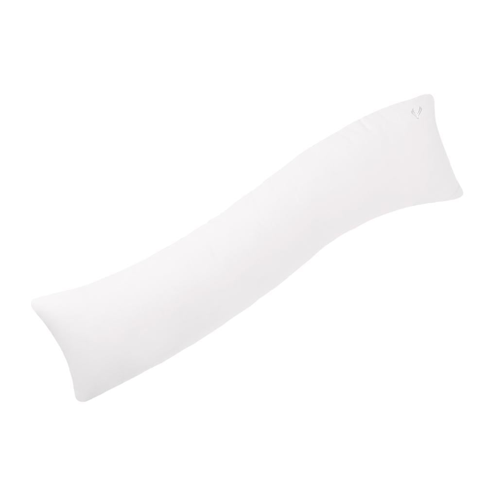 Наволочка для подушки IDEIA S-Form с молнией сатин хлопок 40х130 см Белый (22444)