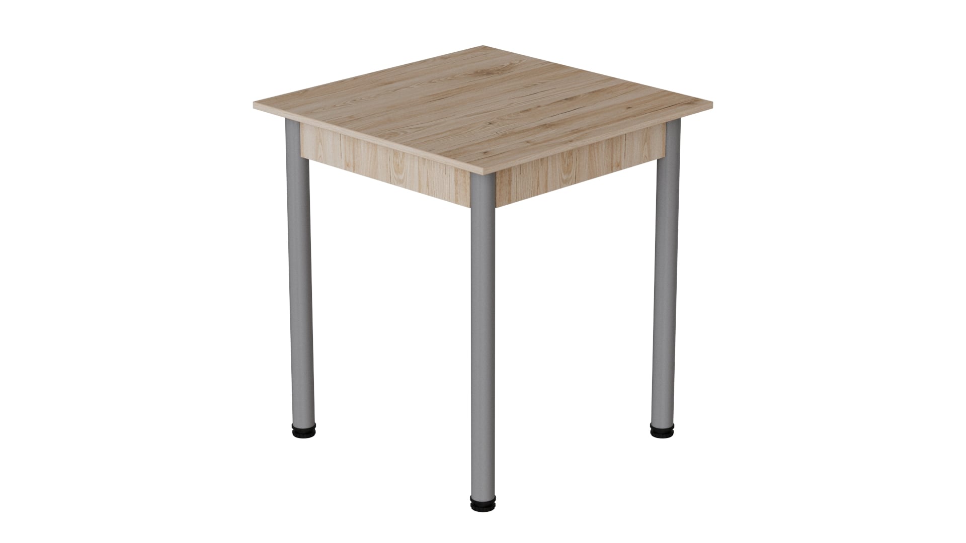 Стол кухонный Ferrum-decor Агата ДСП 16 мм 75x70x70 см Серый/Дуб Сан-Марино (AGA0058)