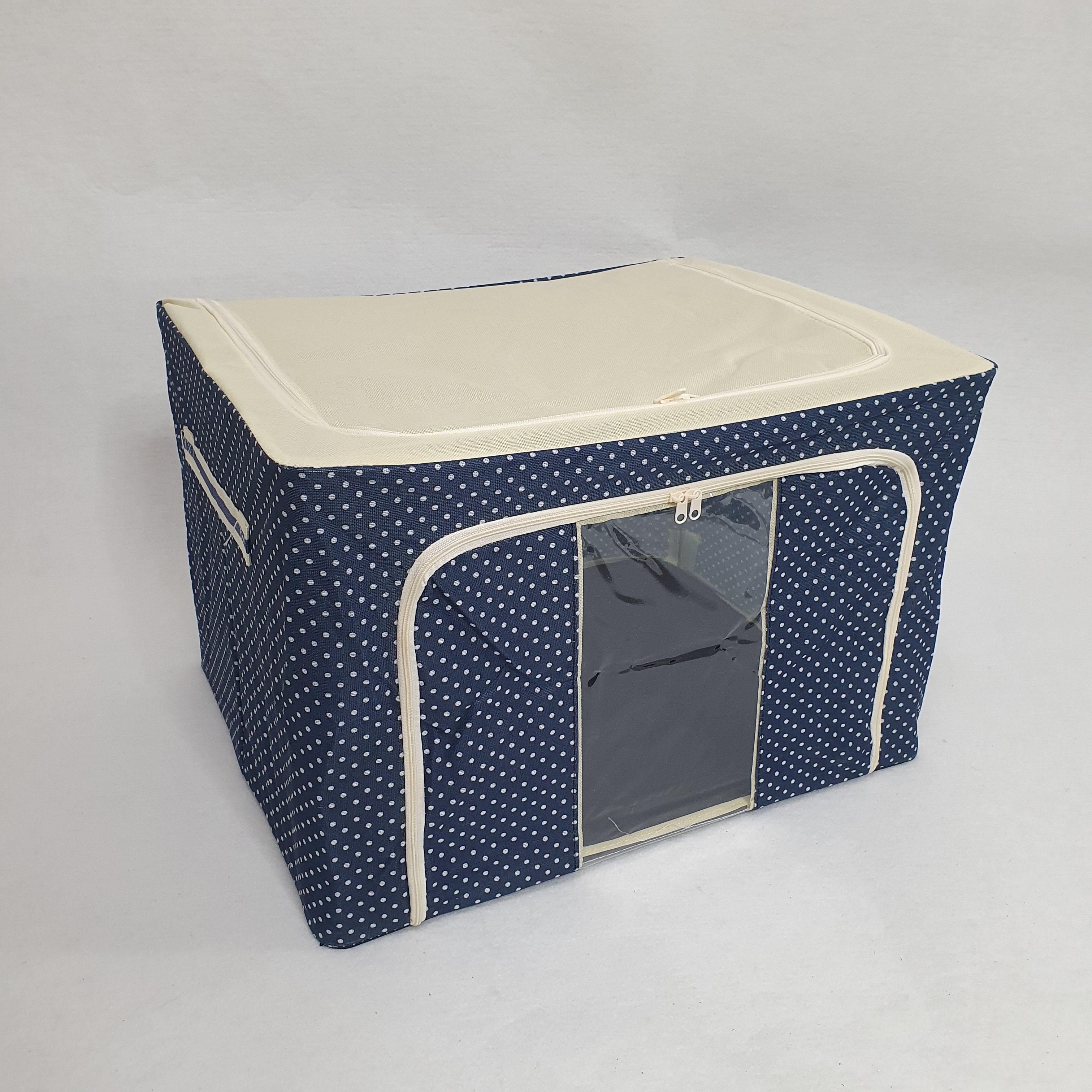 Органайзер для хранения вещей Stenson каркасный с крышкой 50х40х32 см (TLD-56).