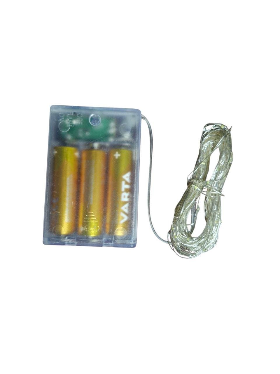 Гирлянда Роса на батарейках 3 м холодный белый - фото 2 Гирлянда Роса на батарейках 3 м холодный белый - фото 2