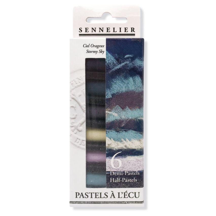Пастель суха Sennelier серія Stormy Sky 6 1/2 кольорів картон