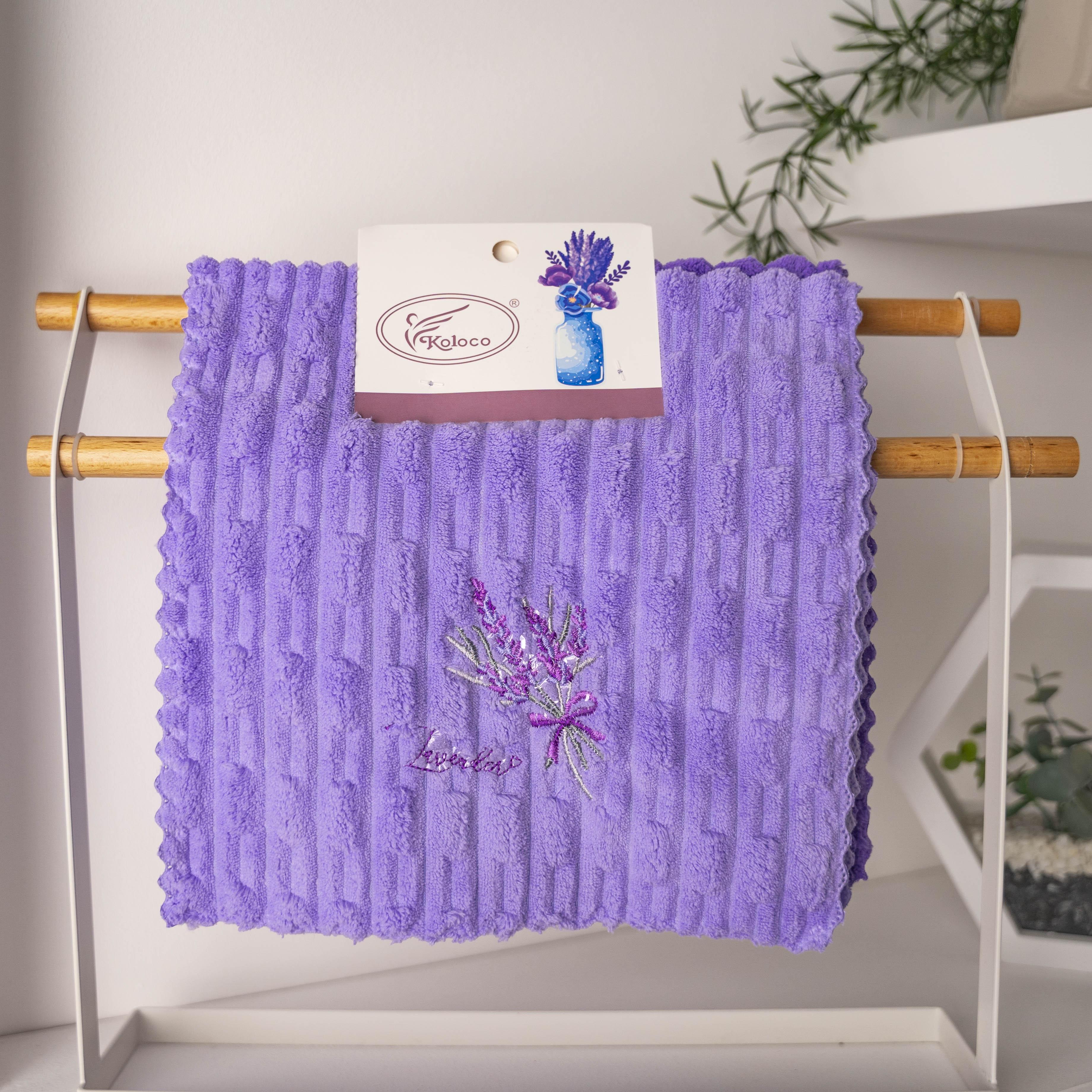 Кухонные салфетки для рук лаванда 25x50 см Пастельно-фиолетовый (88846)