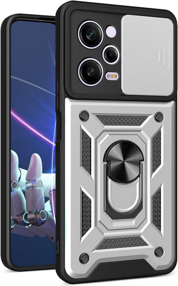 Чехол с защитой камеры 3DGuard Xiaomi Redmi Note 12 Pro+ 5G Silver (34717-59)