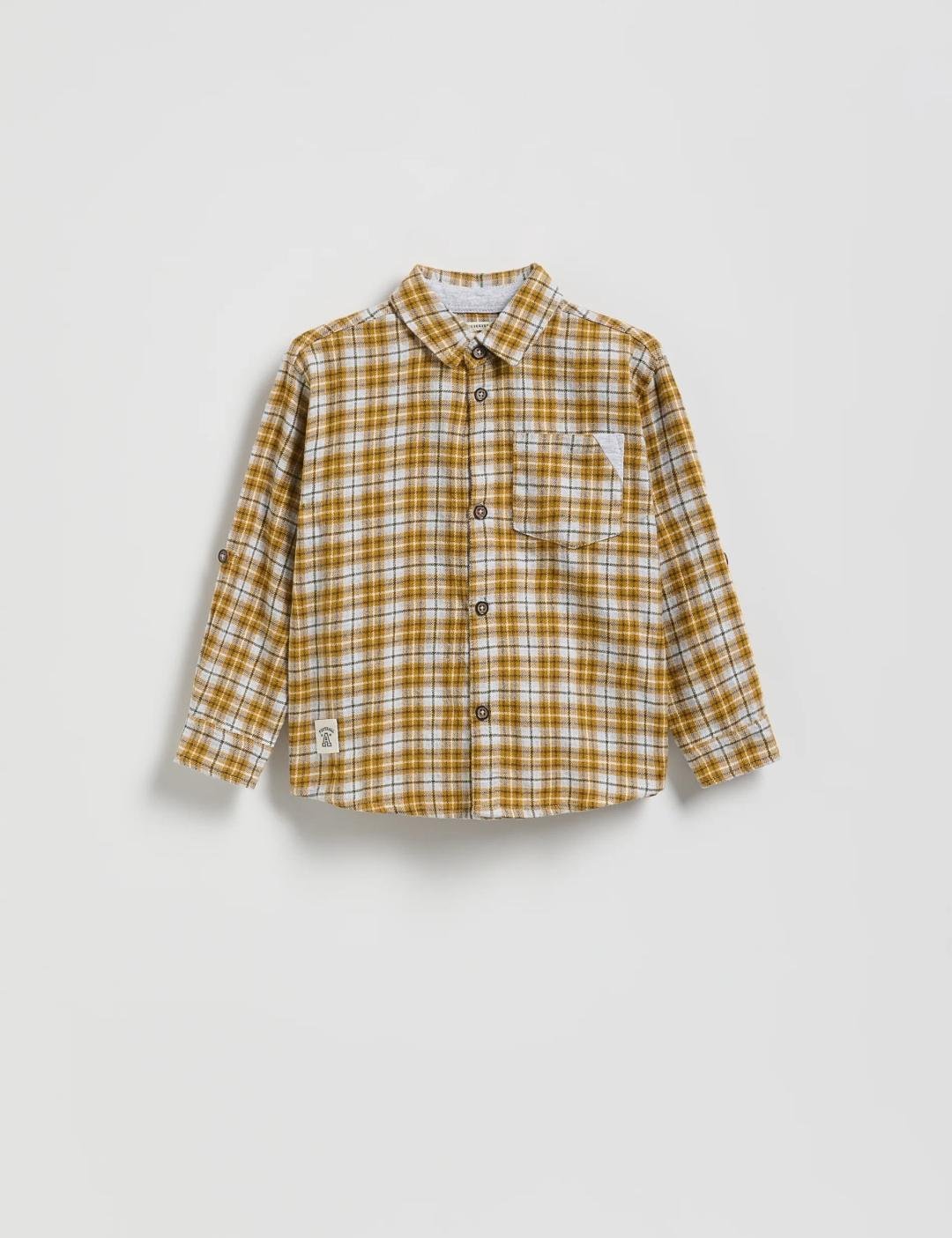 Сорочка дитяча для хлопчика Reserved картата 80 см Різнокольоровий (26021401A)