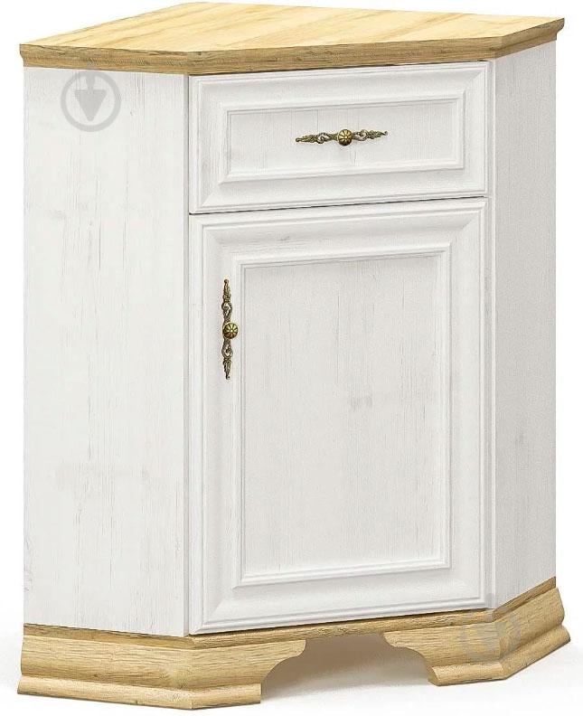 Комод угловой Мебель Сервис Ирис Андерсон пайн + Дуб золотой (e7zw21)