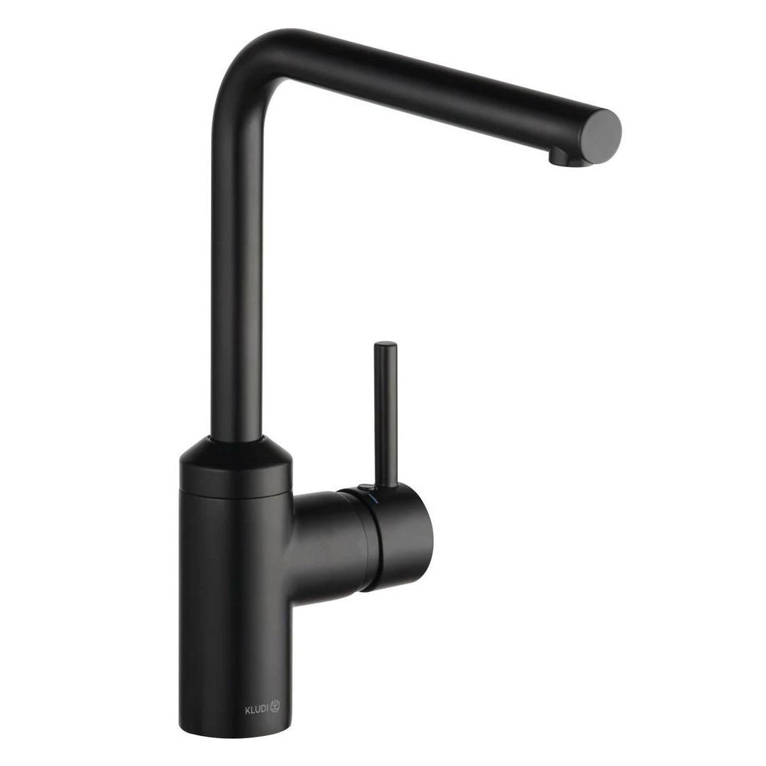 Смеситель для кухни Kludi L-ine 428143977 однорычажный Черный (191822)