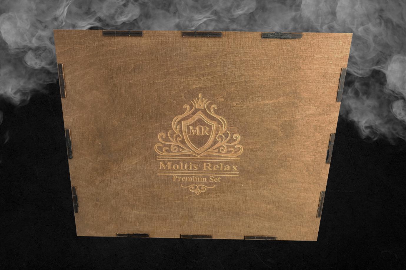 Набор подарочный Moltis Relax Whisky Stones Saxum камни 8 шт. Silver/Brown (MR-1015) - фото 4