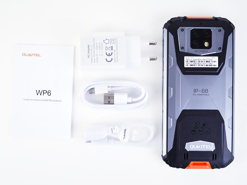 Смартфон Oukitel WP6 6/128Gb АКБ 10000 мАч Orange - фото 5 Смартфон Oukitel WP6 6/128Gb АКБ 10000 мАч Orange - фото 5