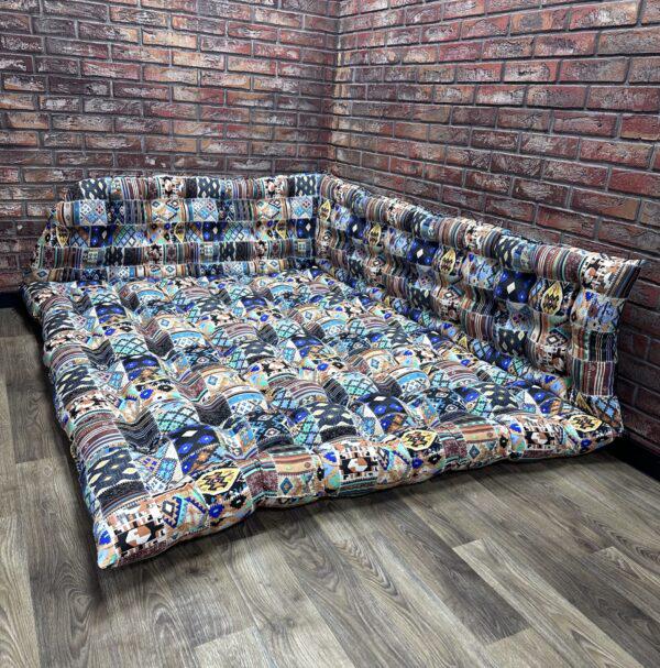 Матрац зі спинкою lounge Comfort Home Patchwork 200х100х40 см
