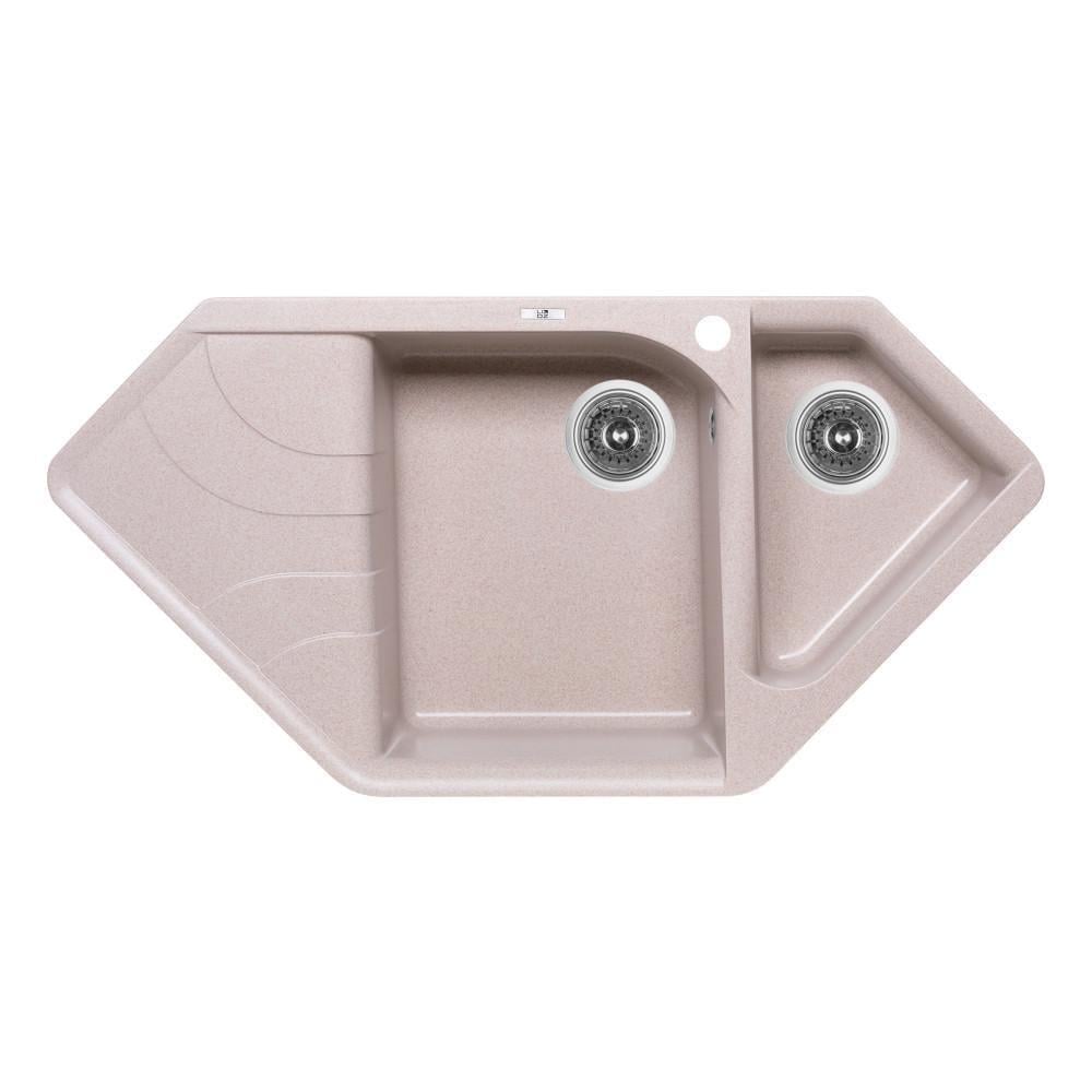 Кухонна мийка з додатковою чашею Lidz 1000x500/225 COL-06 (LidzCOL061000500225)