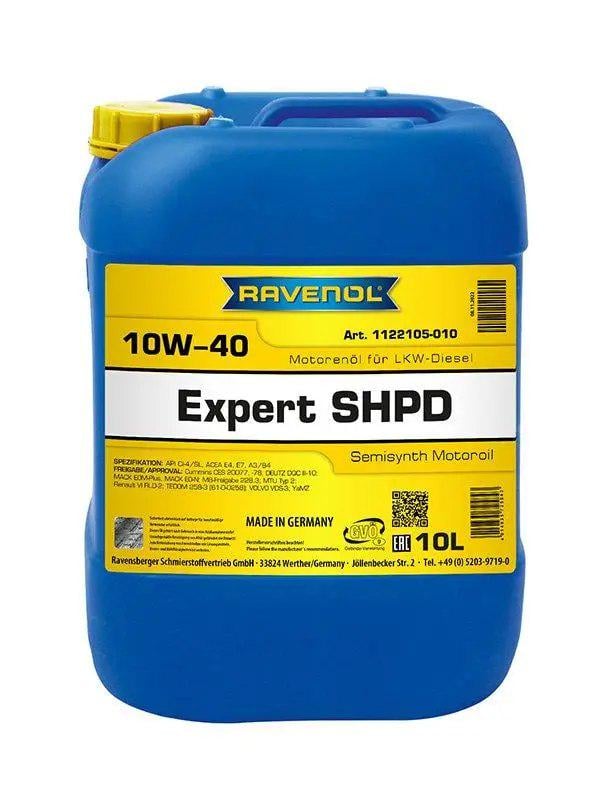 Моторное масло полусинтетическое RAVENOL 10w-40 Expert SHPD Semisynth CI-4/SL E4/Е7 A3/B4 10 л (27461868)