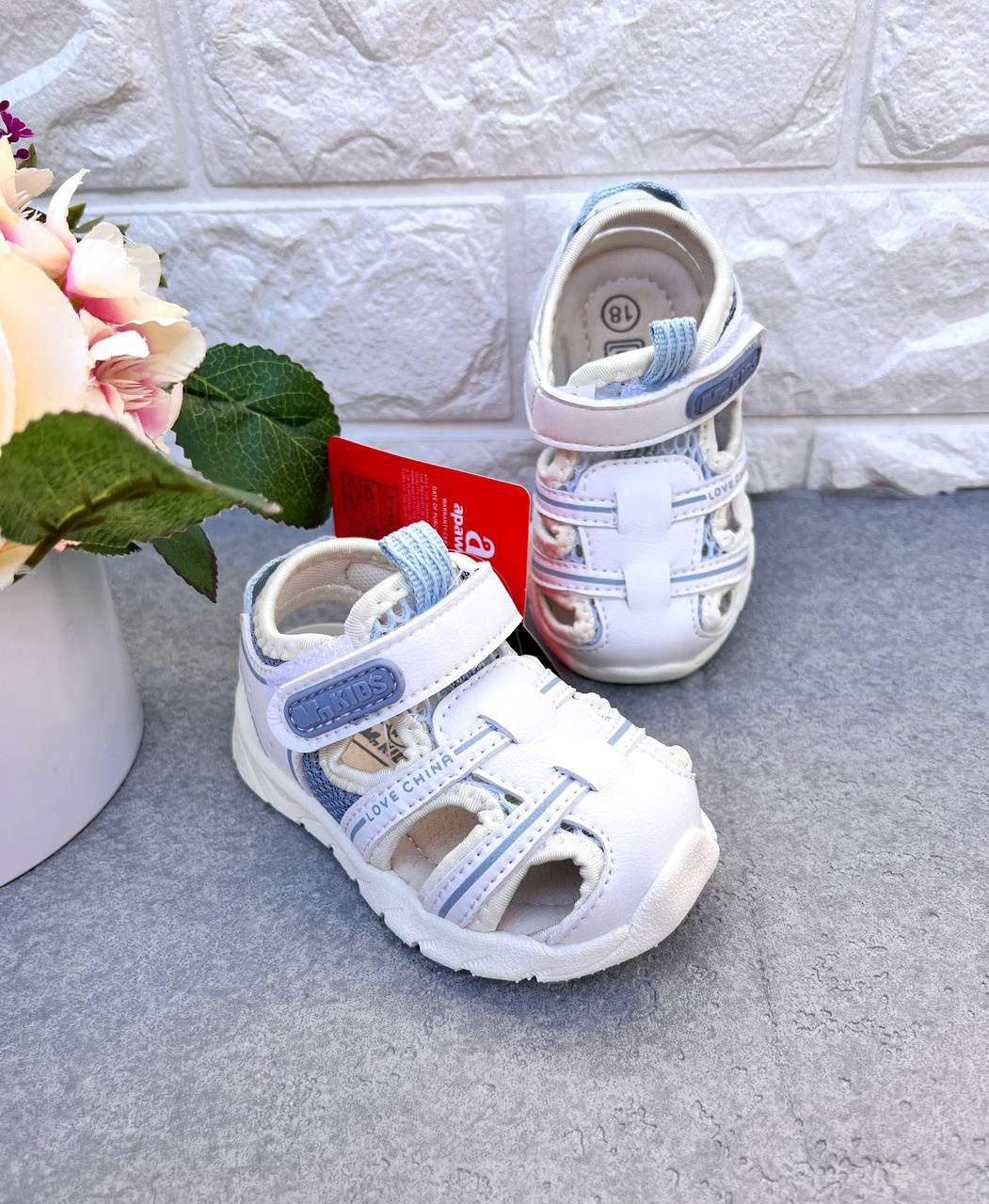 Босоножки для мальчика Apawwa 1495 р. 22 14,5 см Голубой