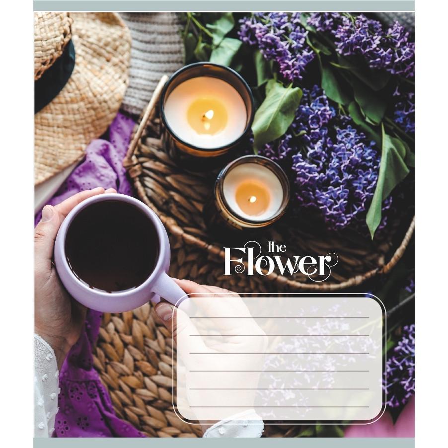 Шкільний зошит Квіткові композиції 060-610307K-4 в клітинку 60 аркушів (RLT55410)