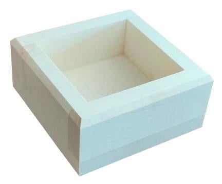 Коробка дерев`яна для декору 7x7 см (00045) - фото 2