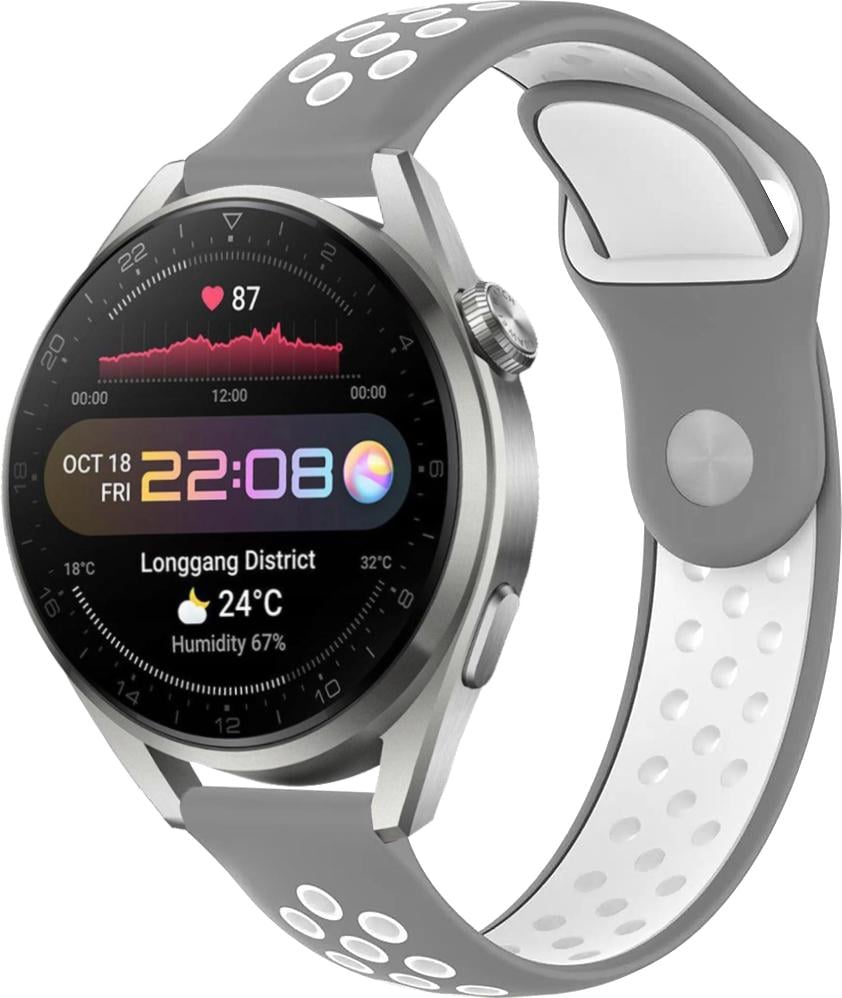Ремешок Sport для Huawei Watch 3 Pro 22 мм Grey (23054-33) Ремешок Sport для Huawei Watch 3 Pro 22 мм Grey (23054-33)
