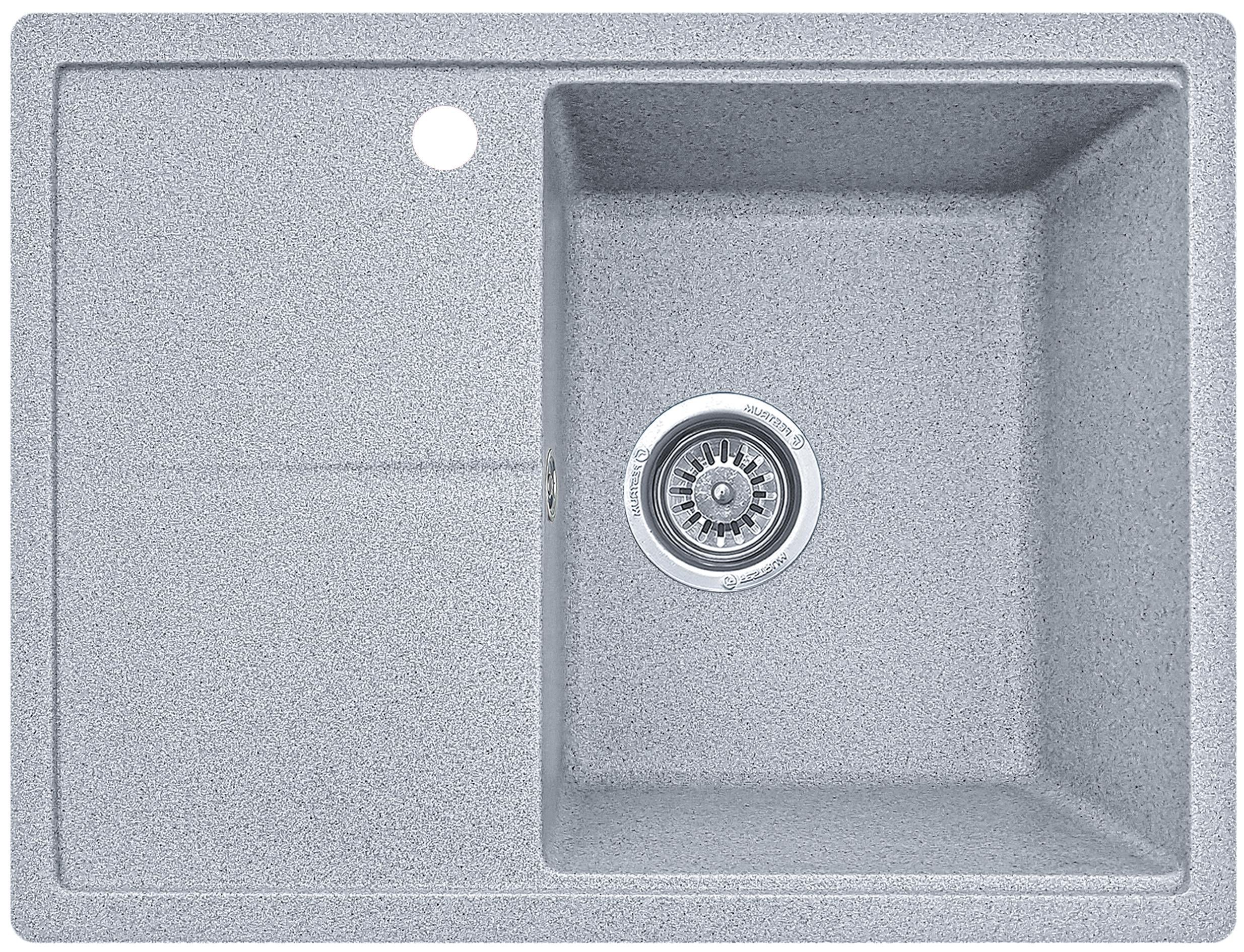 Мойка кухонная EcoLine EL75L 585х445 мм Серый
