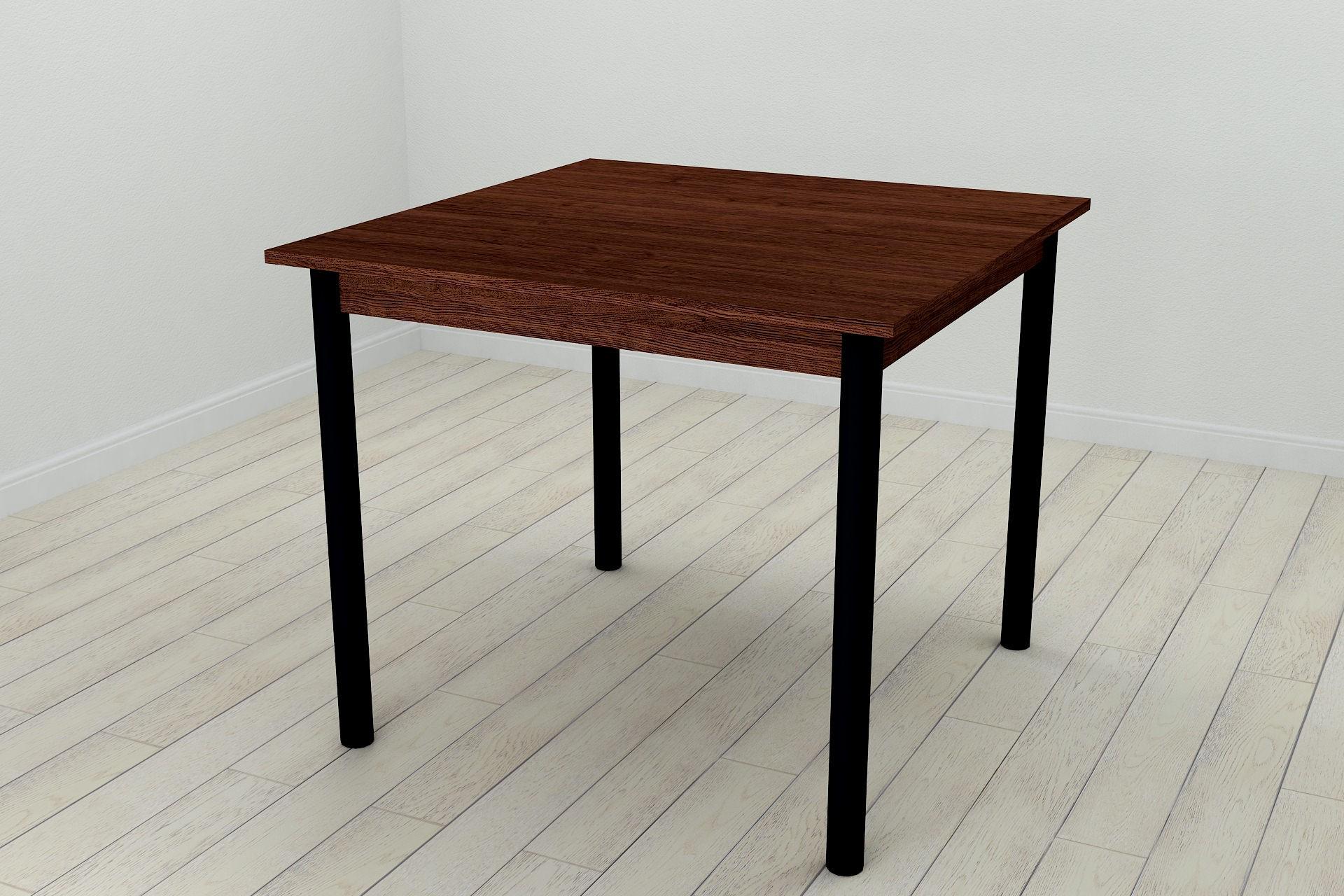 Стол кухонный Ferrum-decor Агата ДСП 16 мм 75x80x80 см Черный/Венге (FRD-105599) Стол кухонный Ferrum-decor Агата ДСП 16 мм 75x80x80 см Черный/Венге (FRD-105599)