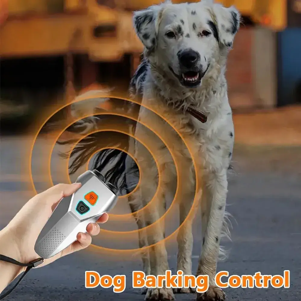 Отпугиватель собак ультразвуковой Ultrasonic Dog Repeller PU 70 с аккумулятором и фонариком (1970050517) - фото 6