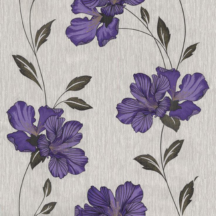 Обои тисненные Эксклюзив Люкс на бумажной основе 0,53х10,05 м Фиолетовый (058-05)