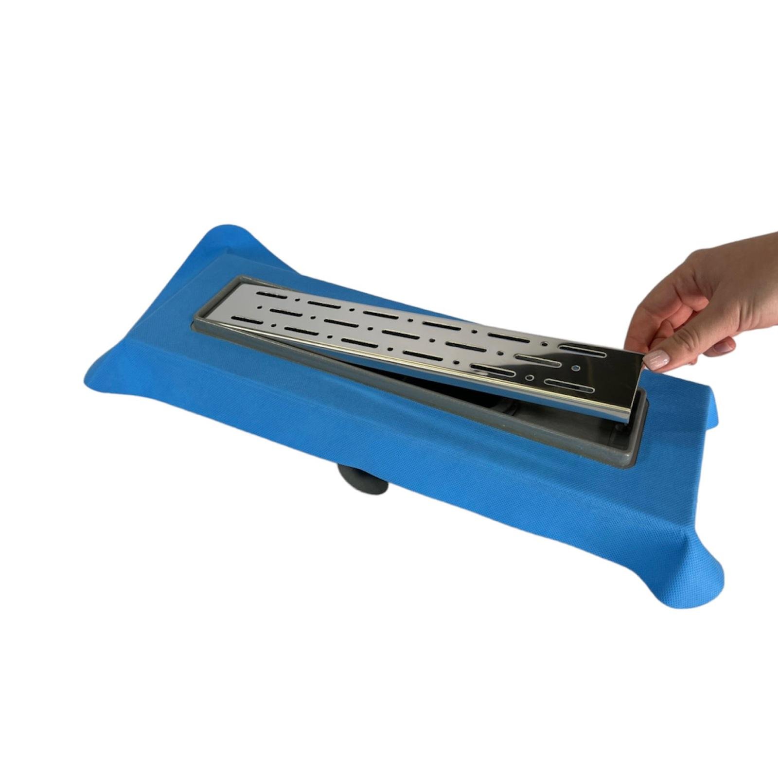 Трап лінійний MAXIFLOW Standart line 33 cм з решіткою Дощ (4022.TY050K.033) - фото 3