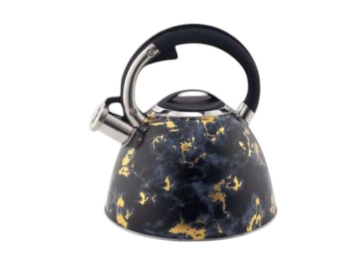 Чайник Edenberg из нержавеющей стали со свистком 3,0 л Черный (EB-8874)