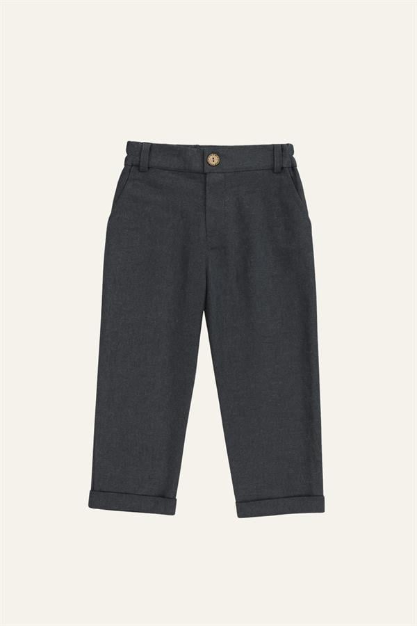 Брюки классические тонкие кашемировые для мальчика Zeyland 5-6 лет 116 см Антрацитовый (8683169183436)