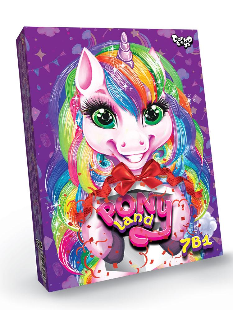 Креативна творчість pony land 7в1 pl-01-01